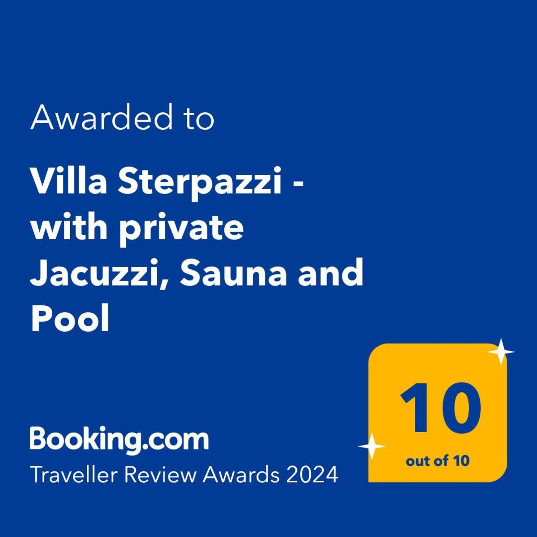 Villa Sterpazzi - Near Porec With Sea View, Private Jacuzzi, Sauna And Pool Višnjan エクステリア 写真